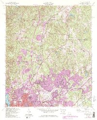 Fortson 1955 topographic map preview