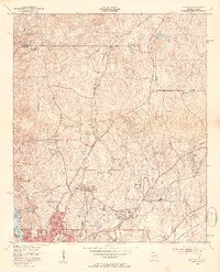 Fortson 1950 topographic map preview