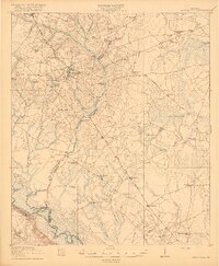 Glennville 1920 topographic map thumbnail
