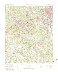 Hephzibah 1957 topographic map thumbnail