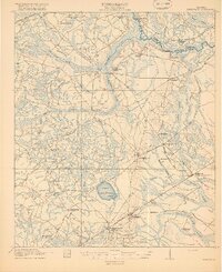 Hinesville 1918 topographic map thumbnail
