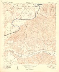 Julia 1949 topographic map preview