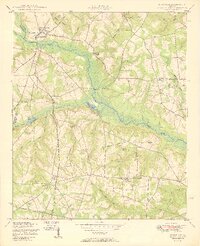 Keysville 1950 topographic map thumbnail