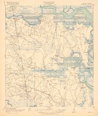 Kingsland 1918 topographic map thumbnail