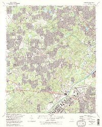 Mableton 1992 topographic map thumbnail