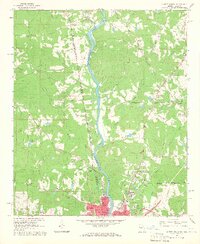 Lanett North 1964 topographic map thumbnail