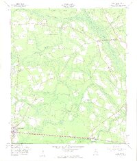 Lanier 1958 topographic map preview