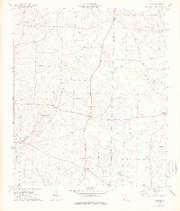 Lucile 1974 topographic map thumbnail