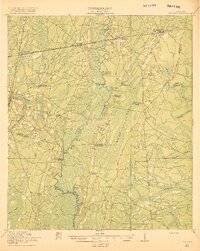 Nahunta 1918 topographic map preview