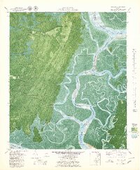 Oak Level 1979 topographic map preview