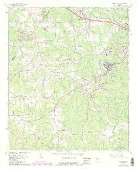 Porterdale 1964 topographic map thumbnail