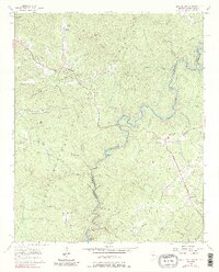 Rainy Mountain 1957 topographic map thumbnail