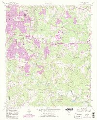 Redan 1956 topographic map thumbnail