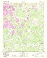 Redan 1956 topographic map thumbnail