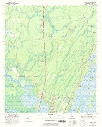 Ridgeville 1993 topographic map thumbnail