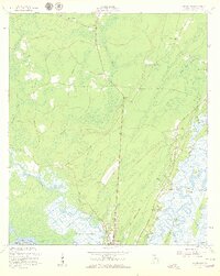Ridgeville 1954 topographic map thumbnail