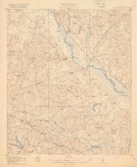 Rocky Ford 1921 topographic map thumbnail