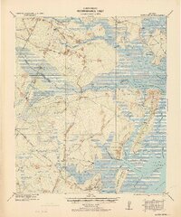 Sapelo River 1920 topographic map thumbnail