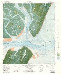 Sapelo Sound 1979 topographic map thumbnail
