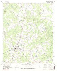 Social Circle 1971 topographic map thumbnail