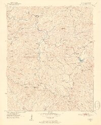 Suches 1950 topographic map thumbnail