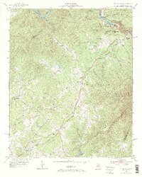 Tallulah Falls 1953 topographic map thumbnail