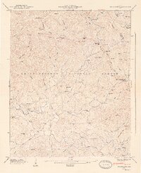 Tickanetley 1947 topographic map thumbnail