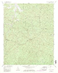 Tray Mountain 1957 topographic map thumbnail