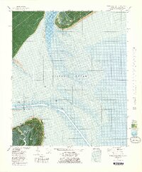 Tybee Island North 1978 topographic map thumbnail