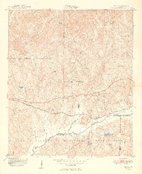 Upatoi 1949 topographic map thumbnail
