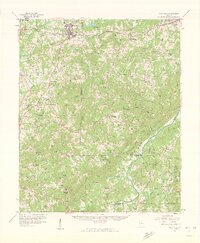 Villa Rica 1958 topographic map thumbnail