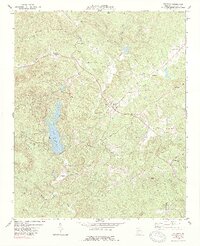 Waleska 1974 topographic map thumbnail