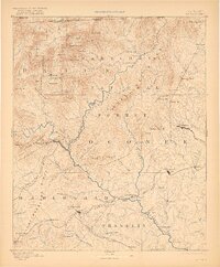 Walhalla 1892 topographic map thumbnail
