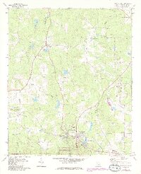 Warm Springs 1971 topographic map thumbnail