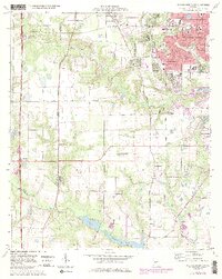 Warner Robins SW 1973 topographic map thumbnail