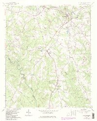 Watkinsville 1964 topographic map thumbnail
