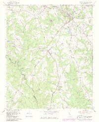Watkinsville 1964 topographic map thumbnail