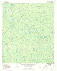 Waycross SW 1967 topographic map thumbnail