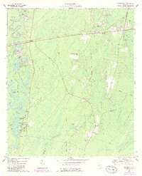 Waynesville 1975 topographic map preview
