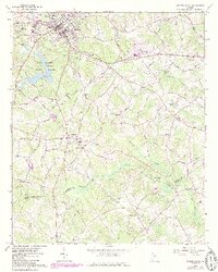 Winder South 1964 topographic map thumbnail