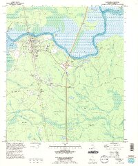 Woodbine 1993 topographic map thumbnail