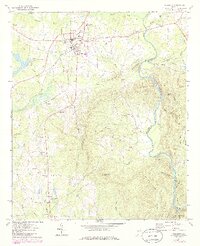 Woodbury 1971 topographic map thumbnail