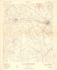 Wrens 1950 topographic map thumbnail