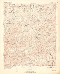 Yatesville 1951 topographic map thumbnail
