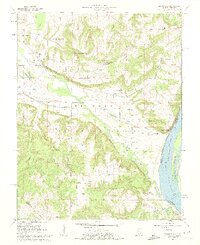 Brownfield 1962 topographic map thumbnail