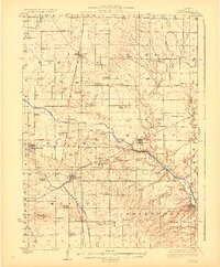 Buda 1923 topographic map thumbnail