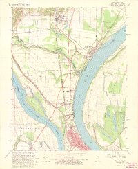 Cairo 1967 topographic map thumbnail