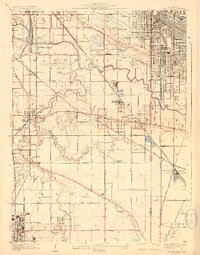 Calumet City 1929 topographic map thumbnail