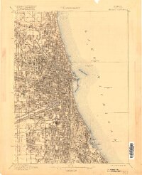 Chicago 1901 topographic map preview
