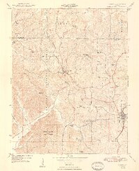 Cobden 1948 topographic map preview